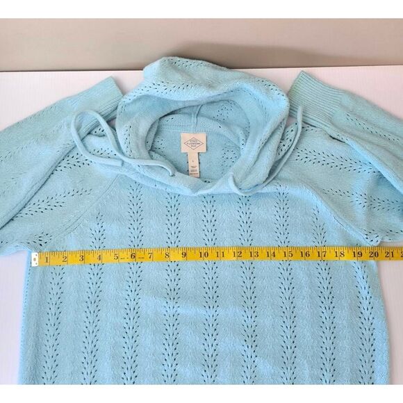 St. Johns Bay Sweater Sz L Turquoise - Picture 6 of 6